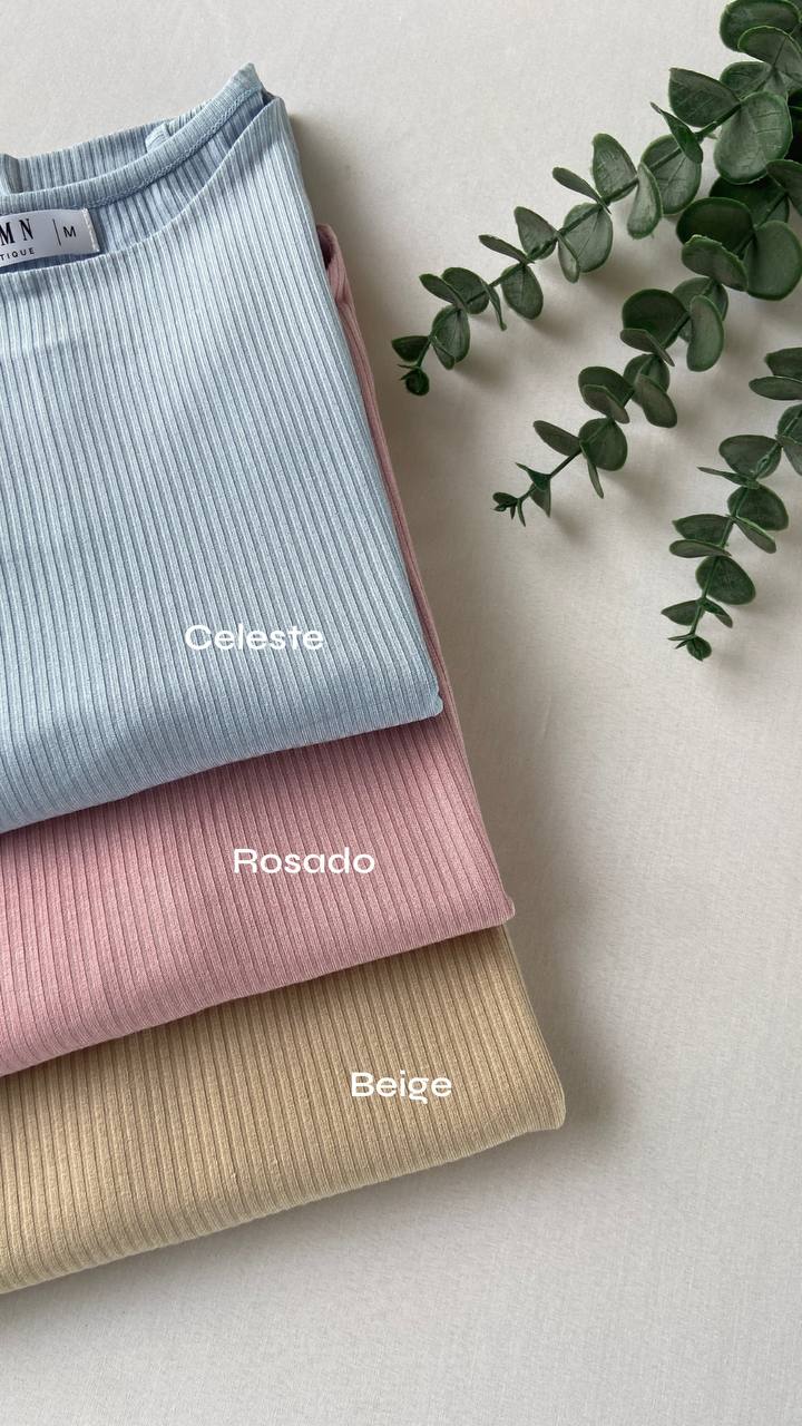 Polo Rib Cuello Ojal – Algodón Rib