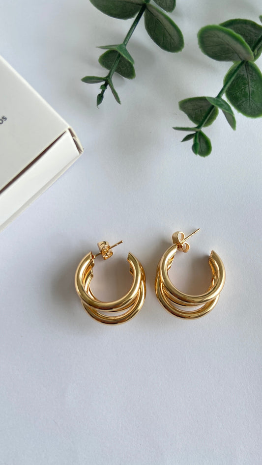Aretes Tres aros