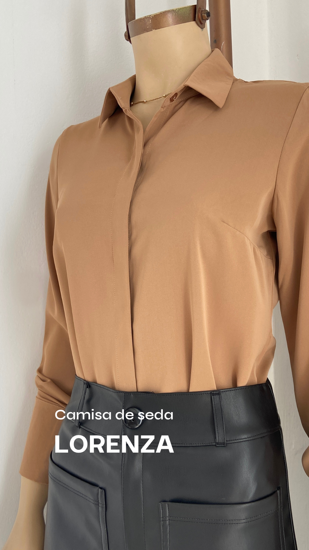 Camisa Lorenza Seda Francesa – Ligera, Elegante y Versátil | JAMN Boutique