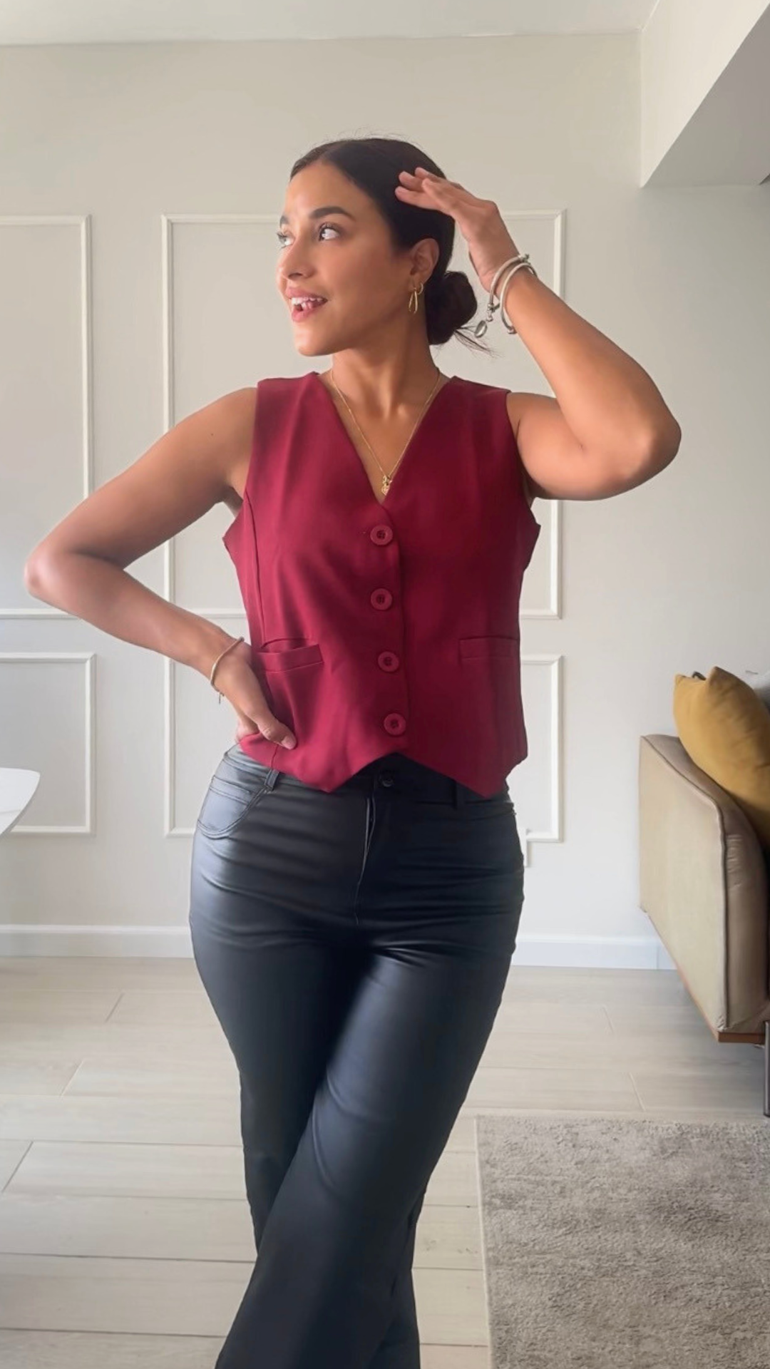 Chaleco Sastrero Mujer Elegante