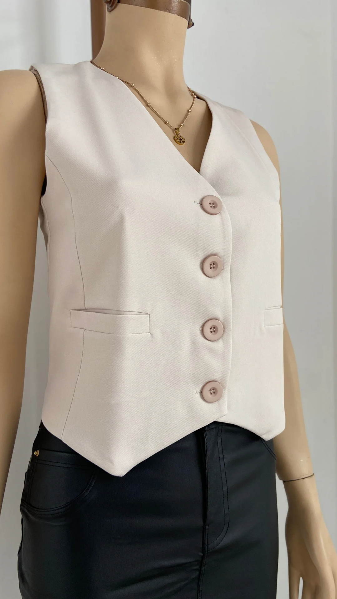 Chaleco Sastrero Mujer Elegante