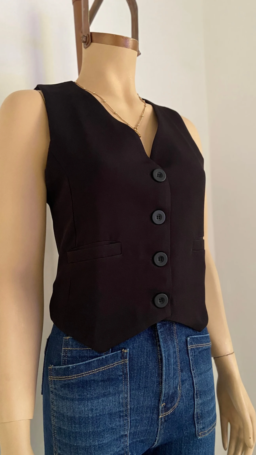 Chaleco Sastrero Mujer Elegante