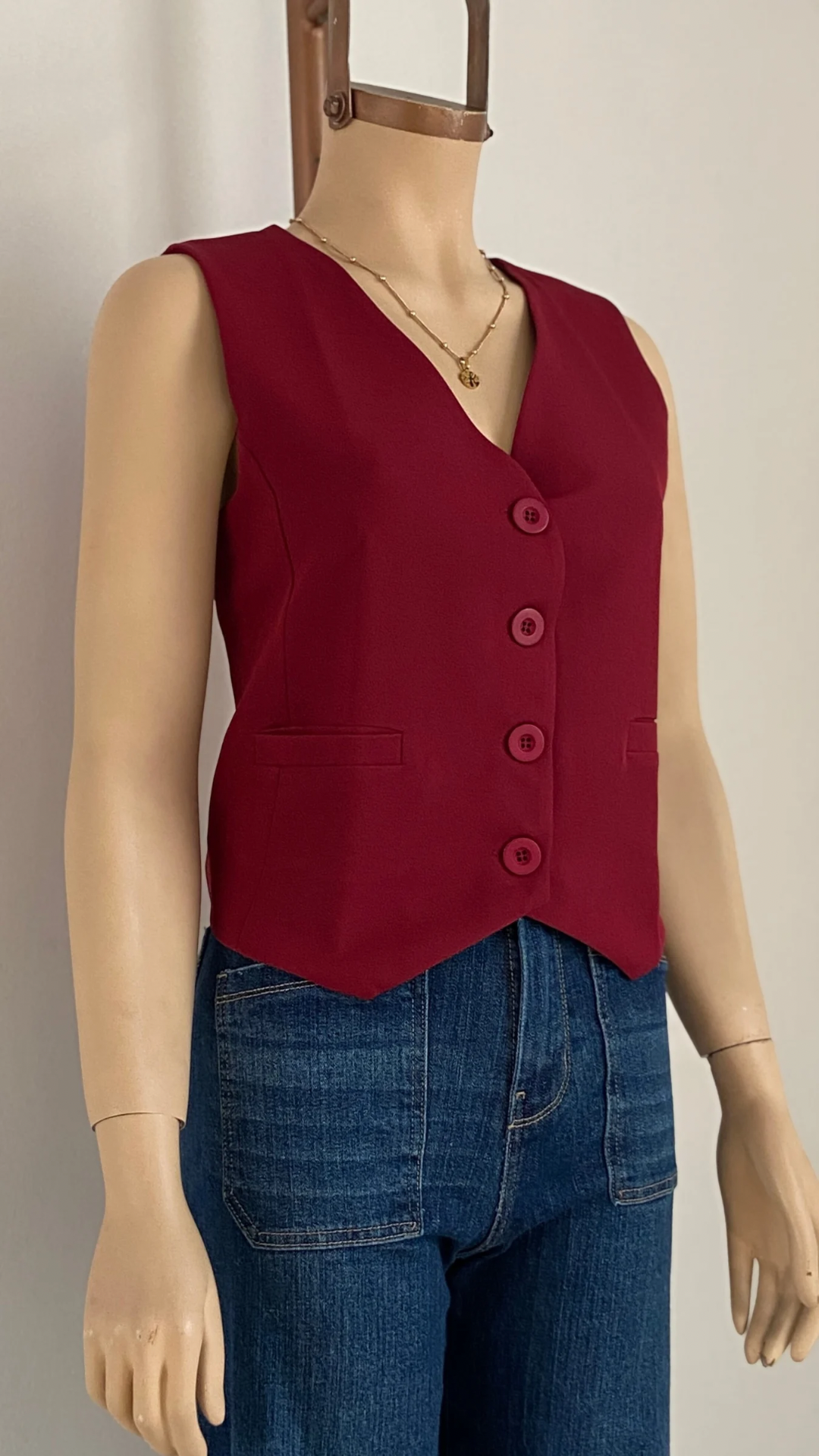 Chaleco Sastrero Mujer Elegante