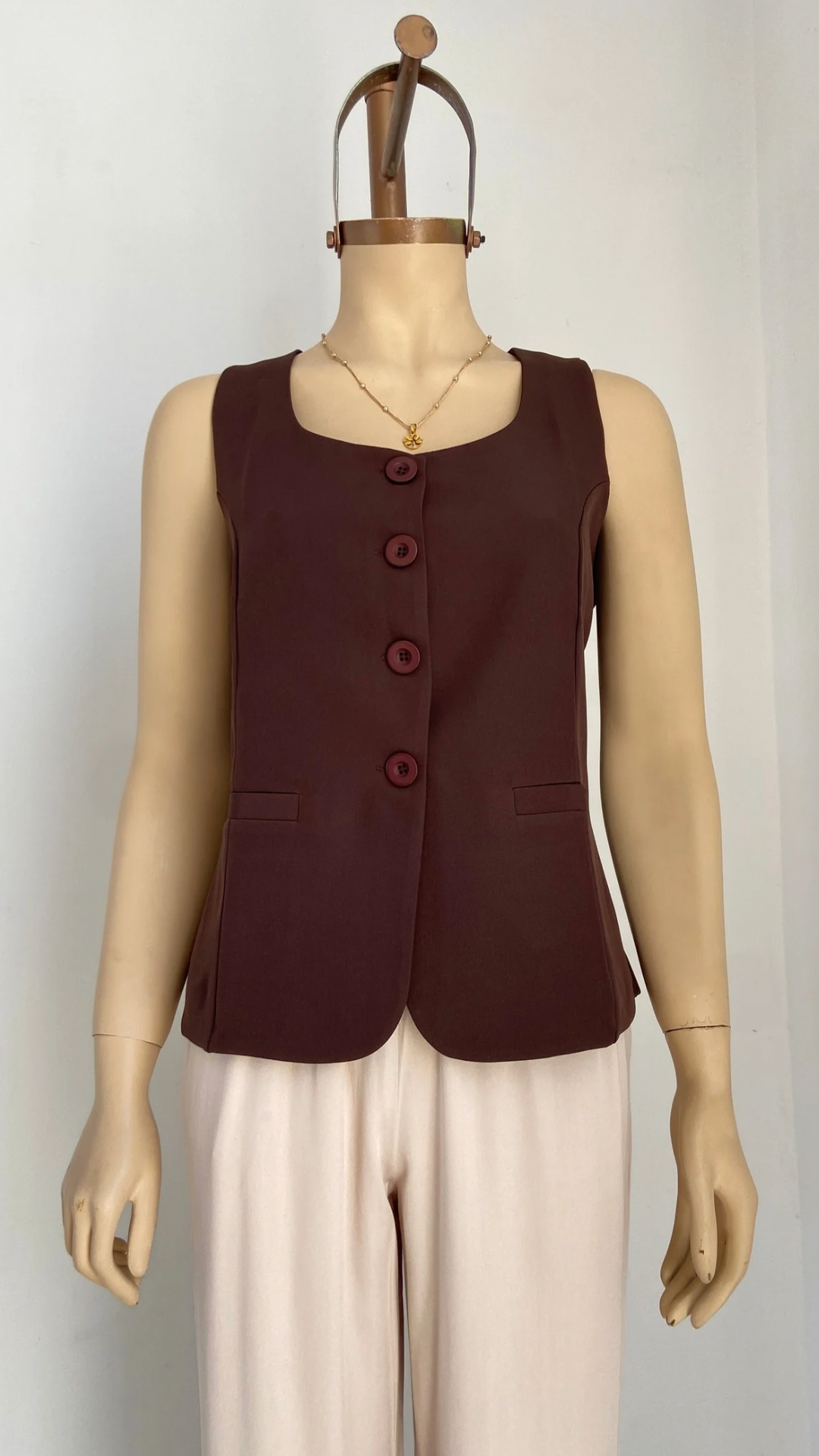 Chaleco Vintage Elegante Mujer | JAMN Boutique